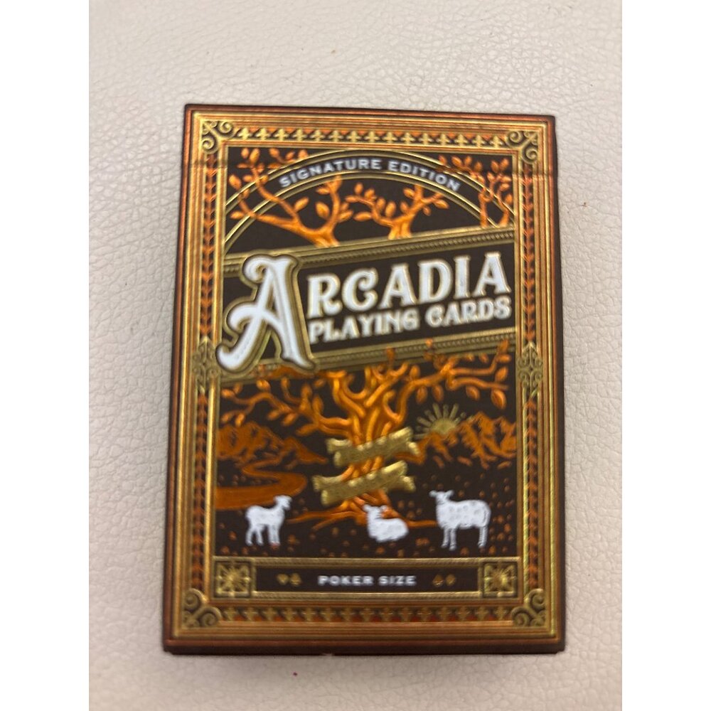 Arcadia Playing Cards – Signature Edition – Poker Size – Luxury Foil Tuck – Open